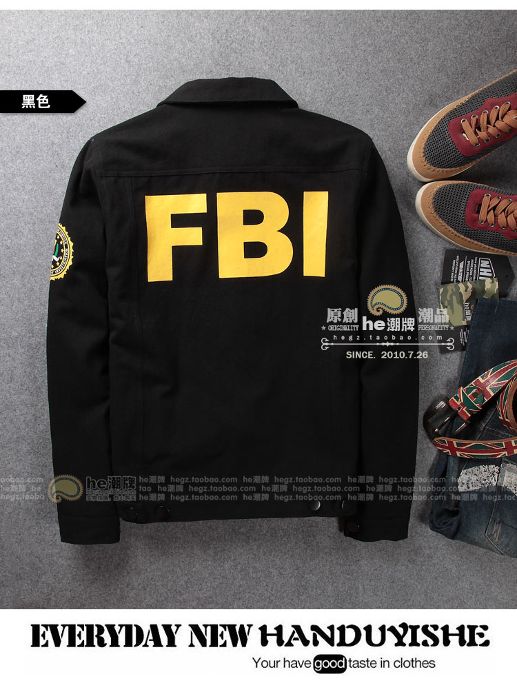 FBI帆布外套